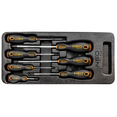 Bilde av NEO TOOLS 84 232 Verktøymodul 7 PH0x75 mm, PH1x75 PH1x100 PH2x38 PH2x100 PH2x150 PH3x150 mm Verktøystål Krysspor (PH) magnetisk