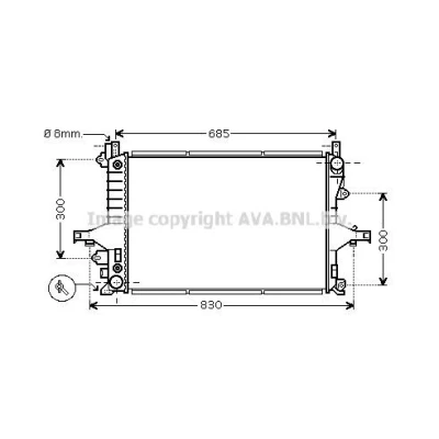 Bilde av PRASCO VNAK172 Kompressor SD7V16 R 134a VOLKSWAGEN: Sharan I