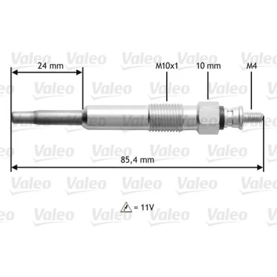 Bilde av Glødeplugg, land rover,mg,renault,rover,volvo, 30862690, 5962 4L, 59624L, 7700100586, 7700858208, 7700860796, 7700861906, NCC100050, NCC
