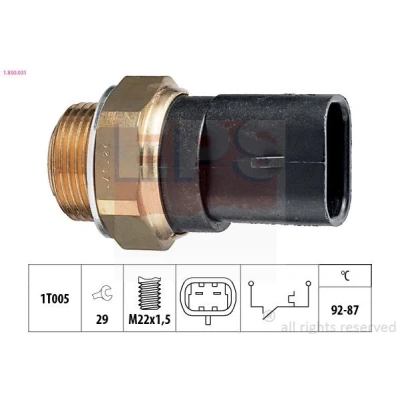 Bilde av Temperaturbryter, radiator ventilator EPS 1.850.031