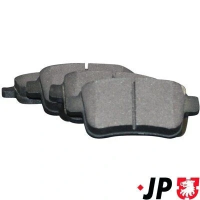 Bilde av JP GROUP 4363700310 Bremseklosser bakaksel ikke klargjort for slitasjeindikator RENAULT: Kangoo II Express, / Grand