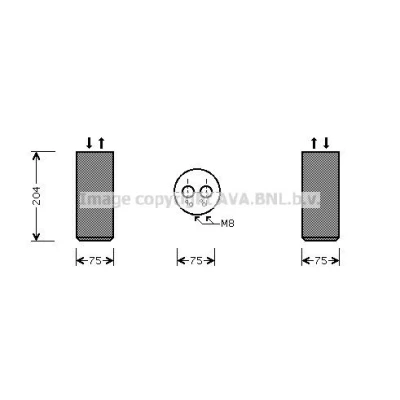 Bilde av PRASCO VNA2119 Radiator Aluminium 525 378 34 Kjøleribber satt sammen mekanisk VOLKSWAGEN: Passat B3/B4 Stasjonsvogn