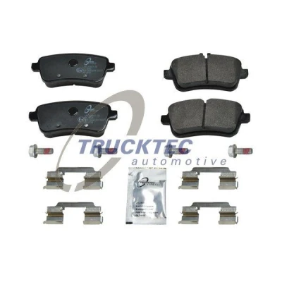 Bilde av TRUCKTEC AUTOMOTIVE 02.35.437 Bremseklosser bakaksel klargjort for slitasjeindikator MERCEDES BENZ: ML Klasse, GL, GLE SUV