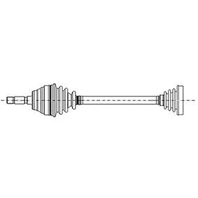 Bilde av METELLI 17 0653 Drivaksel 512 84,5
