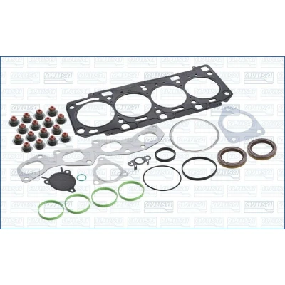 Bilde av AJUSA 52286500 Tetningssett, sylindertopp med sylinderhodepakning, ventilstangtetning MULTILAYER STEEL