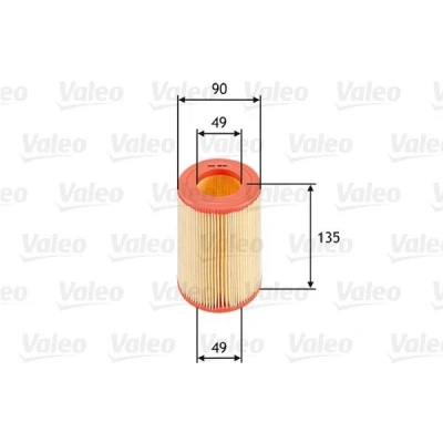 Bilde av VALEO 585660 Luftfilter 135 91 Filterinnsats SMART: Fortwo I Coupé, City Coupe, Cabrio