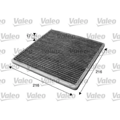 Bilde av VALEO CLIMFILTER PROTECT 715619 Kupéfilter Karbonfilter 215mm 214mm 20mm TOYOTA: Land Cruiser Prado 120, Camry V Sedan, SUBARU: Legacy 4, Outback III