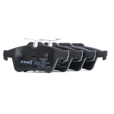 Bilde av JP GROUP 1263700610 Bremseklosser bakaksel ekskl. slitasjevarselkontakt FORD: FOCUS 3, 2, 3 Turnier, VOLVO: V40 Hatchback, V50, C30