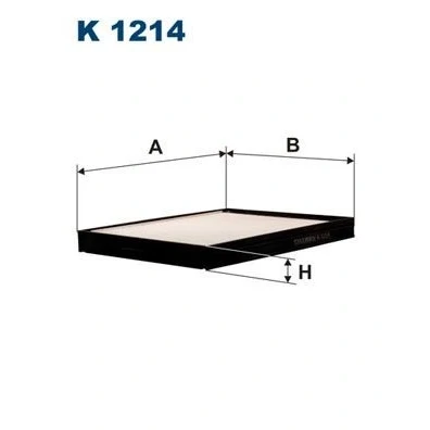 Bilde av FILTRON K 1214 Kupéfilter Partikkelfilter 242 200 25
