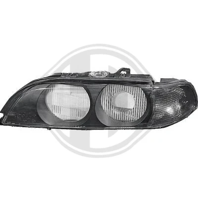 Bilde av DIEDERICHS HD Tuning 1223087 Spredeglass, hovedlyskaster venstre BMW: 5 Touring, Sedan