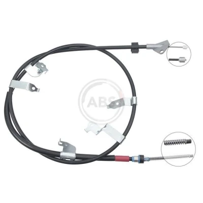 Bilde av A.B.S. K17293 Bremsekabel 1972 Skivebrems TOYOTA: Verso