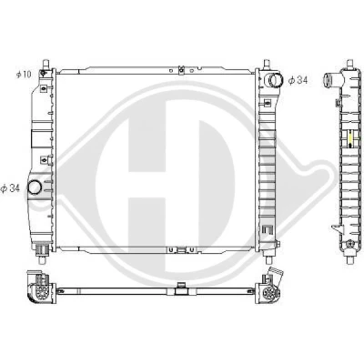 Bilde av DIEDERICHS DCM3599 Radiator 477 410 16 Climate