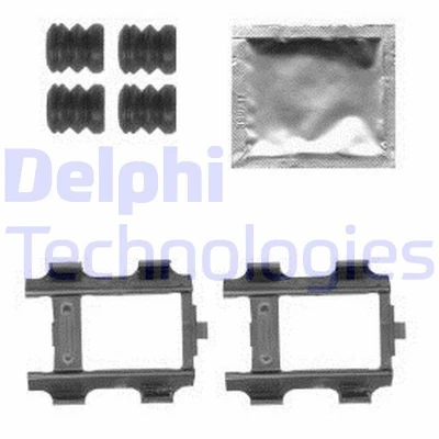 Bilde av DELPHI LX0575 Tibehørsett, skivebremse belegg MERCEDES BENZ: Sprinter 3 T Minibuss, 2 Flatvogn lastebil/Chassis