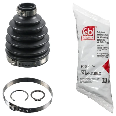 Bilde av FEBI BILSTEIN 196866 Drivakselmansjett hjulside, framaksel venstre, høyre termoplastisk polyester elastomer med bøyler