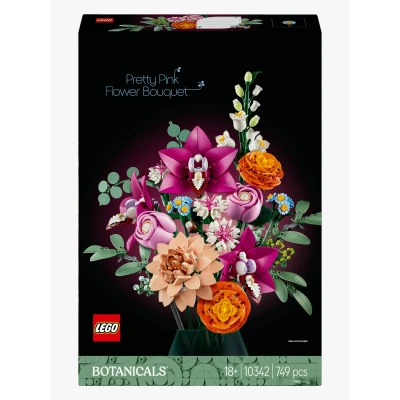 Bilde av LEGO Botanicals 10342 Vakker bukett med rosa blomster Byggesett Plast