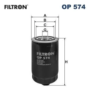 Bilde av FILTRON OP 574 Oljefilter 3/4 16 UNF Påskruingsfilter VOLKSWAGEN: Transporter 4 Bus, 4, LT 28 35 I Flatvogn lastebil / Chassis