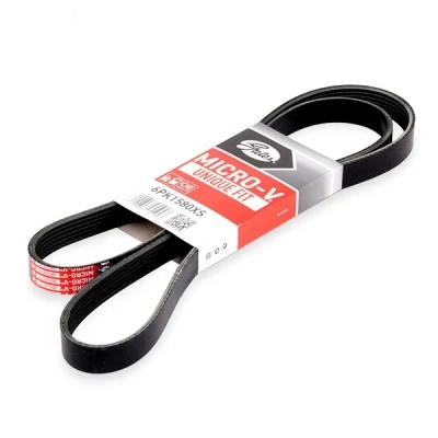 Bilde av GATES 6PK1580XS Kileribberem 1580 6 Polyester, EPDM (etyl propylen dien gummi) FleetRunner Micro V AUDI: Q5, A4 B8 Avant, A6 C6 Avant