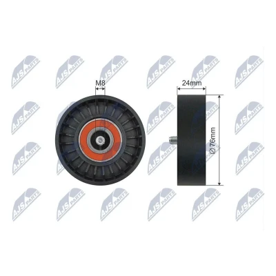 Bilde av Strammerull, kilerem med ribber, land rover freelander 2, volvo s60 ii, s80 v70 iii, xc60 suv i, xc70 xc90 30677215, 30777696