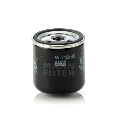 Bilde av MANN FILTER W 712/80 Oljefilter 3/4 16 UNF med en retursperreventil Påskruingsfilter SAAB: 9 5 Stasjonsvogn, 3 Hatchback, 900 II Coupé
