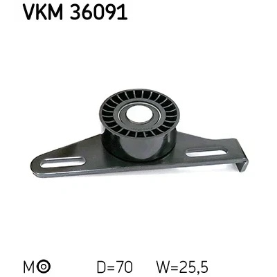 Bilde av SKF VKM 36091 Strammerull RENAULT: Kangoo I, LAGUNA 2 Grandtour
