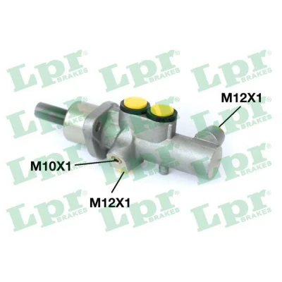 Bilde av LPR 1032 Hovedsylinder 23,81 Aluminium 10 x 1 (1), 12 (2)