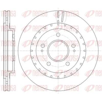 Bilde av REMSA 61137.10 Bremseskiver framaksel 285, 285 22 5 ventilert MITSUBISHI: Pajero Sport 1 SUV