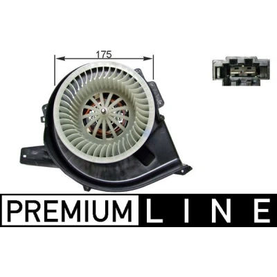 Bilde av MAHLE ORIGINAL AB 20 000P Interiørvifte for venstreratt VOLKSWAGEN: Polo V Hatchback, AUDI: A2, SKODA: Fabia 2
