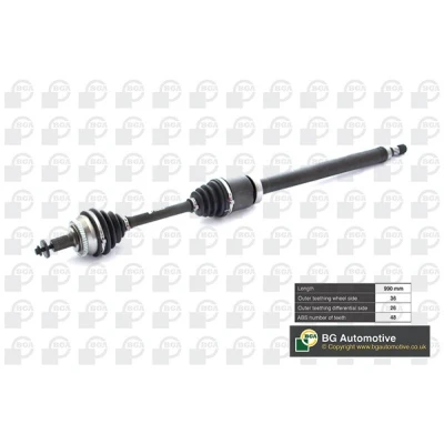 Bilde av Drivaksel, Framaksel, Framaksel Høyre, volvo s60 i, v70 ii, xc70 cross country 30735121, 30783097, 36000532, 8251518, 8252049,