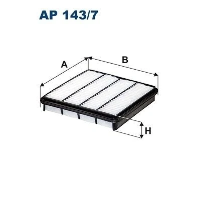 Bilde av FILTRON AP 143/7 Luftfilter 52 295 314 Filterinnsats TOYOTA: Land Cruiser 200, Tundra II Pick up