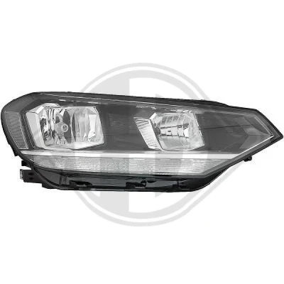 Bilde av Frontlykt, Høyre Diederichs 2297980 vw touran OE 5TB941006, 5TB941006A, 5TB941006C