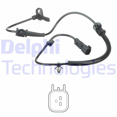 Bilde av DELPHI SS20594 ABS sensor aktiv 850 OPEL: Insignia A Sports Tourer, Sedan, Hatchback