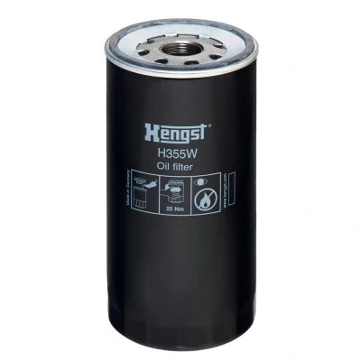 Bilde av HENGST FILTER H355W Oljefilter M30x2 Påskruingsfilter