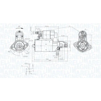 Bilde av Starter MAGNETI MARELLI 063721535010