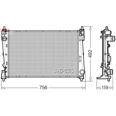 Bilde av Radiator DENSO DRM09178