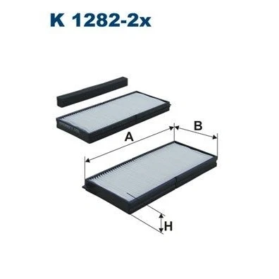 Bilde av FILTRON K 1282 2x Kupéfilter Partikkelfilter 230 106 20