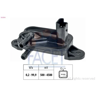 Bilde av Sensor, avgasstrykk FACET 10.3316