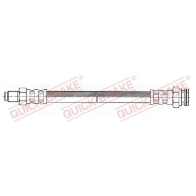 Bilde av Bremseslange, Innvendig, Ytre, Høyre bakaksel, Venstre Senter, abarth,citroën,fiat,peugeot,renault,seat, 4477793, 46814034, 48