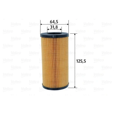 Bilde av VALEO 586594 Oljefilter Filterinnsats VOLVO: V70 3, XC70 II Stasjonsvogn, V60 I