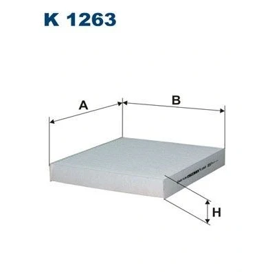 Bilde av FILTRON K 1263 Kupéfilter Partikkelfilter 180 160 25