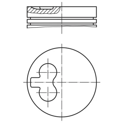 Bilde av MAHLE ORIGINAL 040 01 Motorstempel 82,8