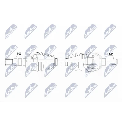 Bilde av Drivaksel, Framaksel høyre, opel astra j, j gtc, sedan, sports tourer, vauxhall mk vi, 13356124, 53 74 056,