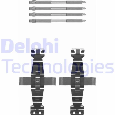 Bilde av DELPHI LX0674 Tibehørsett, skivebremse belegg AUDI: Q5, A6 C7 Avant, Sedan, OPEL: Insignia B Sports Tourer, PORSCHE: Macan
