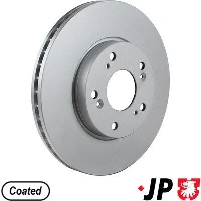 Bilde av JP GROUP 3463101000 Bremseskiver framaksel 280 25 5 ventilert belagt HONDA: Accord 7 Limousine, Tourer