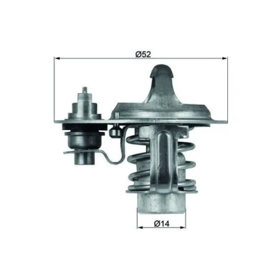 Bilde av MAHLE ORIGINAL TX 76 88D Termostat 88 52 med tetning MAZDA: MX 5 I, 2, BT 50 Pick up, FORD: Ranger Mk2