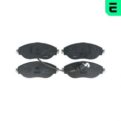 Bilde av OPTIMAL BP 12802 Bremseklosser framaksel inkl. slitasjevarselkontakt VOLKSWAGEN: Passat B7 Variant, Alltrack, Sharan II