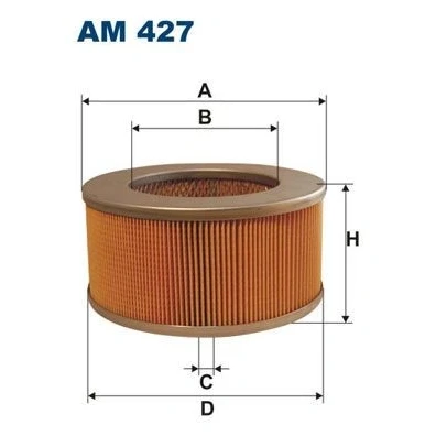 Bilde av FILTRON AM 427 Luftfilter 96 200 Filterinnsats