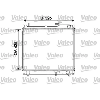 Bilde av VALEO 734162 Radiator Aluminium 425 528 16 uten kjølemiddelregulator Kjøleribber loddet SUZUKI: Grand Vitara 1 SUV
