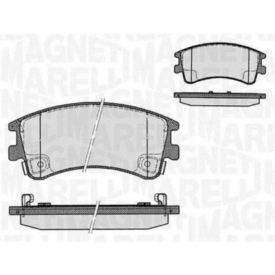 Bilde av Bremseklosser sett, Framaksel, mazda 6 hatchback, sedan, station wagon, G2YS3323Z, G2YS3323ZA, G2YS3323ZB, G2YS3328Z, GJYE3323ZA, GJ