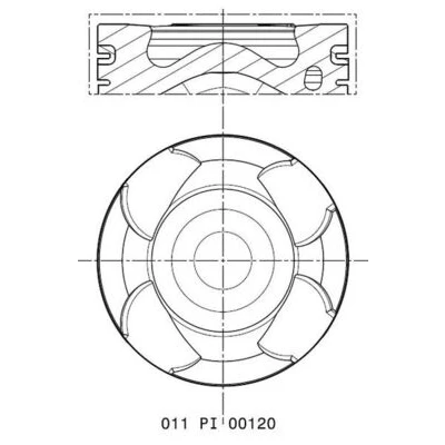 Bilde av Stempel MAHLE ORIGINAL 011 PI 00120 000