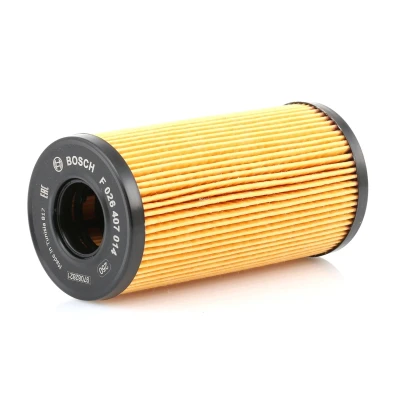 Bilde av BOSCH F 026 407 014 Oljefilter med tetning Filterinnsats NISSAN: Qashqai / Qashqai+2 I, X Trail, RENAULT: TRAFIC 2 Bus, ESPACE 4, OPEL: Vivaro A Combi
